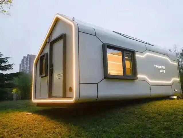 Space Capsule House With Voice Control Curtain